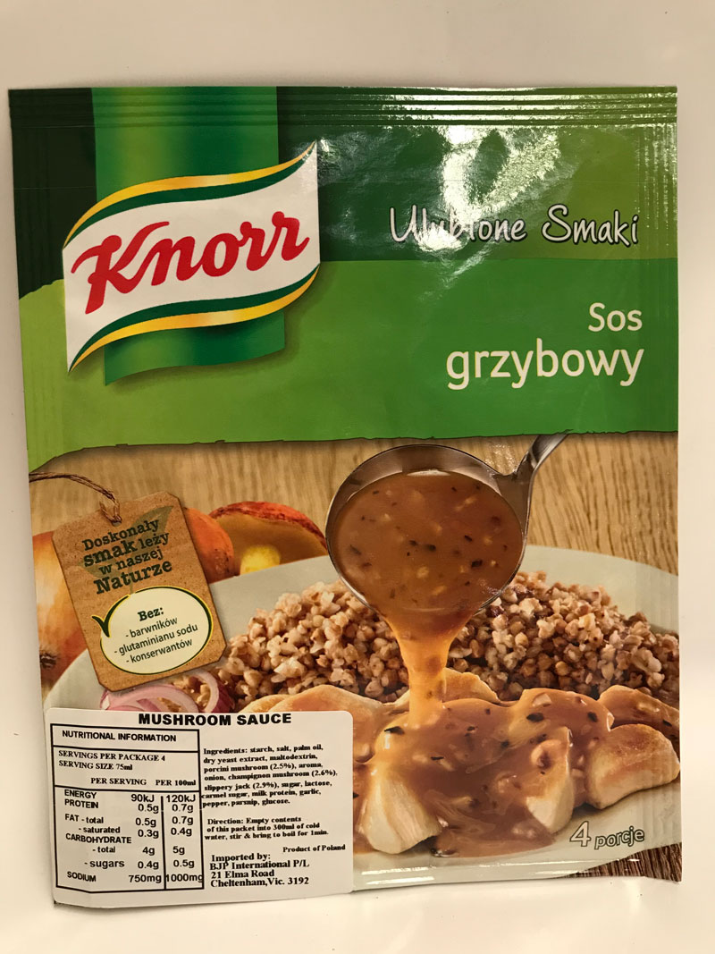 22x24g Knorr Mushroom Sauce Gourmet More