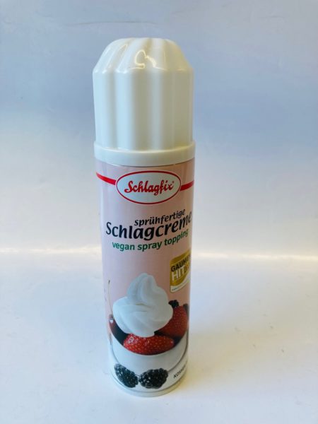 2OOml SCHLAGFIX VEGAN WHIPPING CREAM SPRAY CAN - Gourmet & More