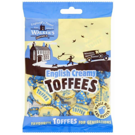 WALKERS ENGLISH CREAMY TOFFEES (12)